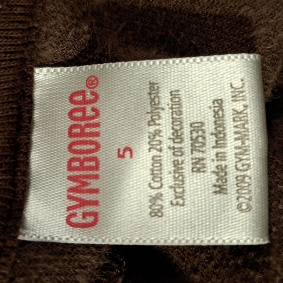 Gymboree girls size 5 Alpine Sweetie hooded brown velour dress - Picture 4 of 4